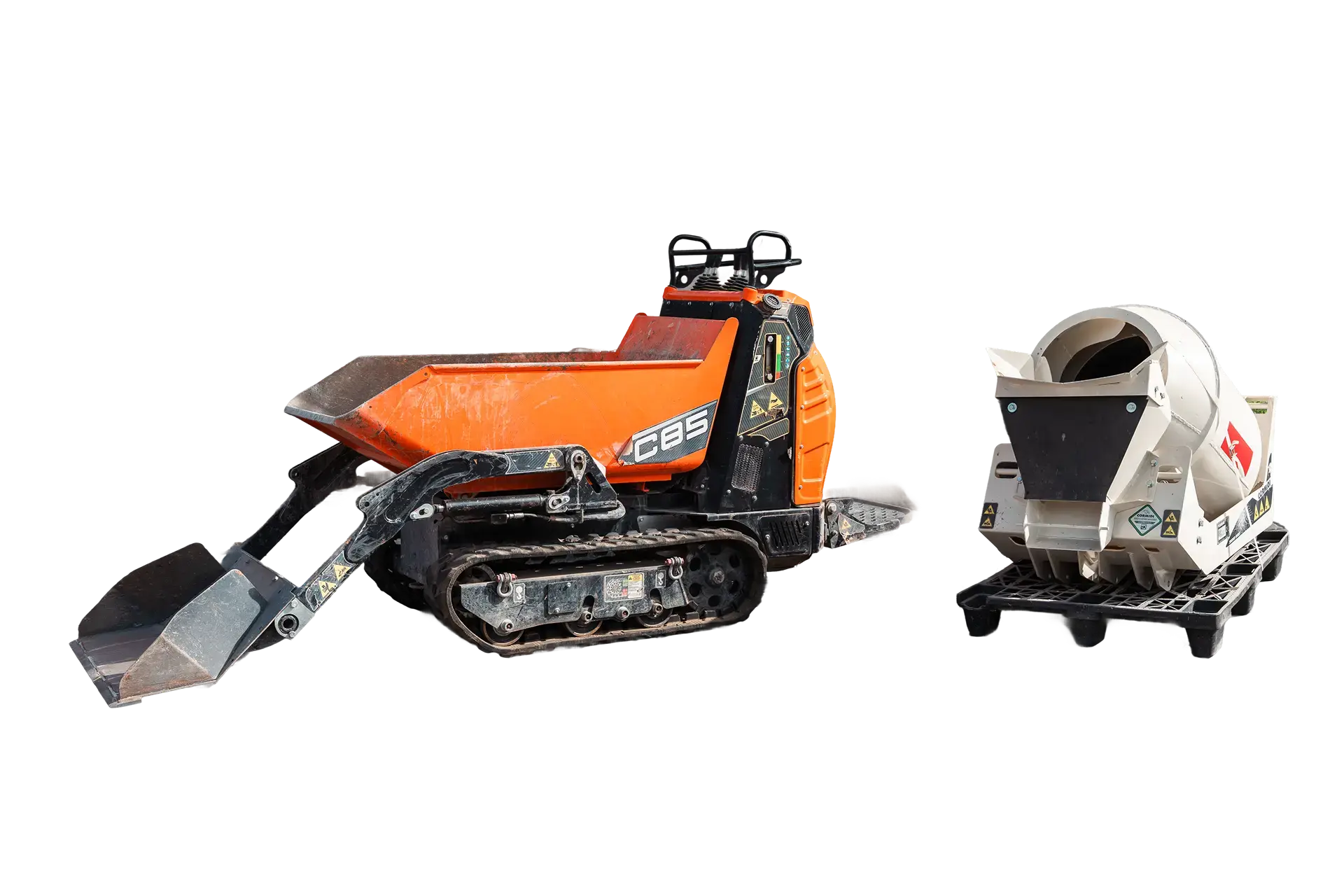 Motocarriola Cormidi AC85 con betoniera